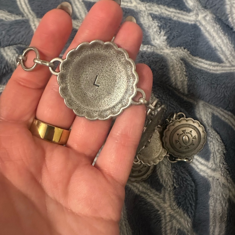 Silver Concho Belt - Picture 3 of 3